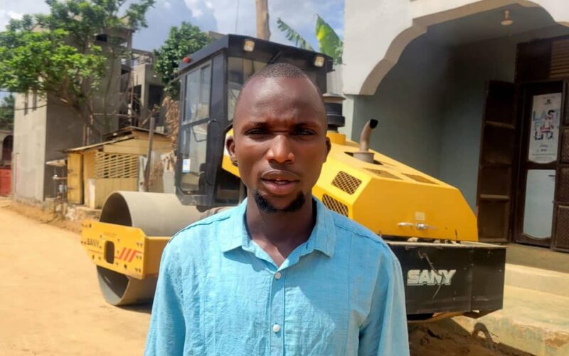 Bunia : Le chef d’avenue Lusambo salue l’exécution des travaux de l’entreprise Mont Gabao dans son entité