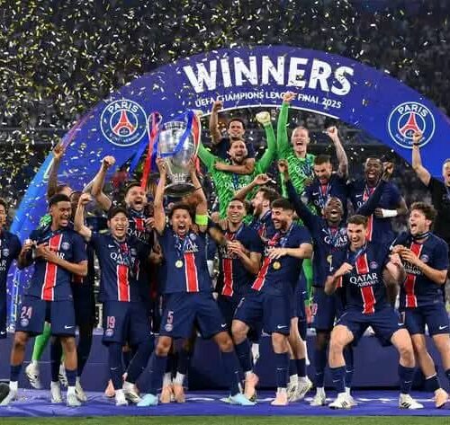 Ligue des champions : le PSG écrase l’Inter Milan et remporte son premier titre