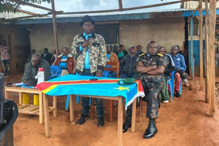 Ituri : à Pimbo, le chef du secteur Walendu-Djatsi interpelle les groupes armés au désarmement
