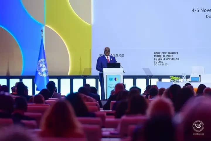 RDC: Félix Tshisekedi plaide pour un développement centré sur la dignité humaine au Sommet mondial du Qatar