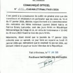 RDC : les 16 et 19 janvier 2026 déclarés jours fériés, chômés et payés