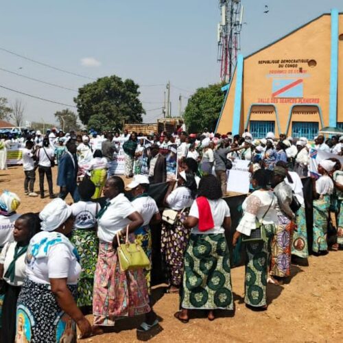Bunia : les femmes sensibilisées sur leurs droits lors de la Journée internationale
