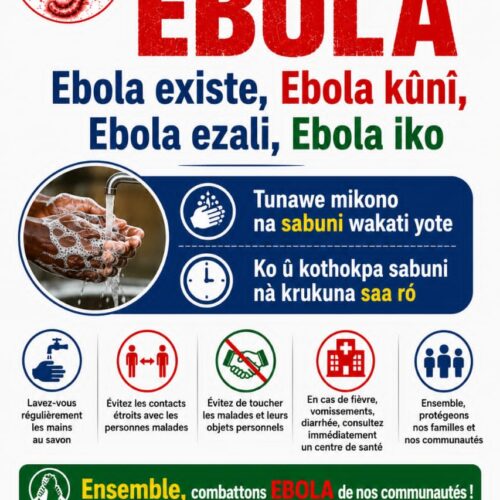 Ituri face à Ebola : les chevaliers de la plume d’IturiVision.cd et le CORACOPI lancent un appel à la vigilance